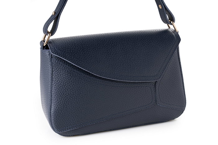 Lucky Bees Bolso de Hombro Azul Oscuro